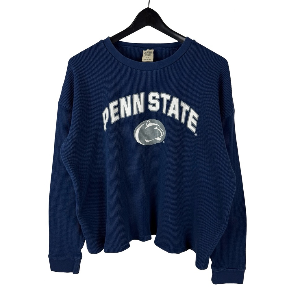 Vintage 2000s Big Ball Sports Penn State Nittany Thermal Boxy Shirt Size 2XL